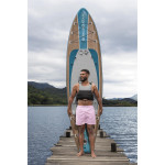 Bestway Φουσκωτή Σανίδα SUP / Kayak με Μήκος 3.35m Τιρκουάζ 6532E